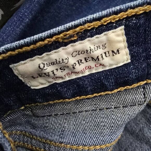 Levis Quality Premium Denim Wedgie Skinny Jeans Plus Size - Picture 4 of 7